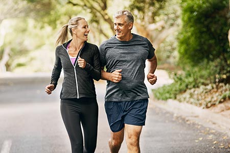 Laufen Sie dem Schmerz davon