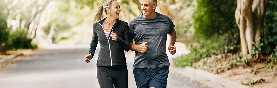 Laufen Sie dem Schmerz davon